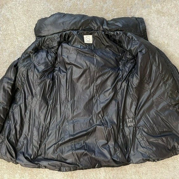 S 13/NYC DUCK DOWN GREEN PARKA HOODED POCKETS COAT JACKET SIZE S - Picture 8 of 9